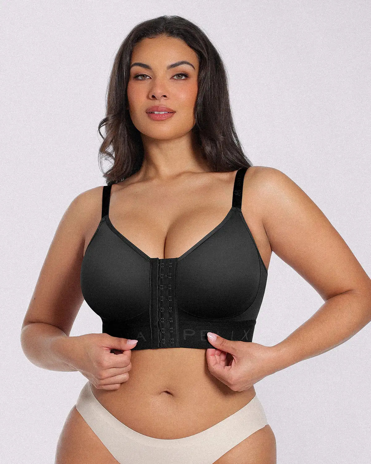PureForm AeroSlim BH mit Vorderverschluss, ohne Bügel, ungefüttert — CoreFlex™