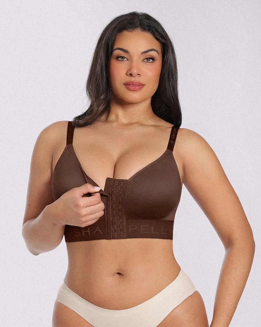 PureForm AeroSlim BH mit Vorderverschluss, ohne Bügel, ungefüttert — CoreFlex™
