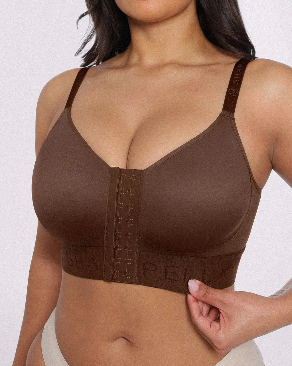 PureForm AeroSlim BH mit Vorderverschluss, ohne Bügel, ungefüttert — CoreFlex™