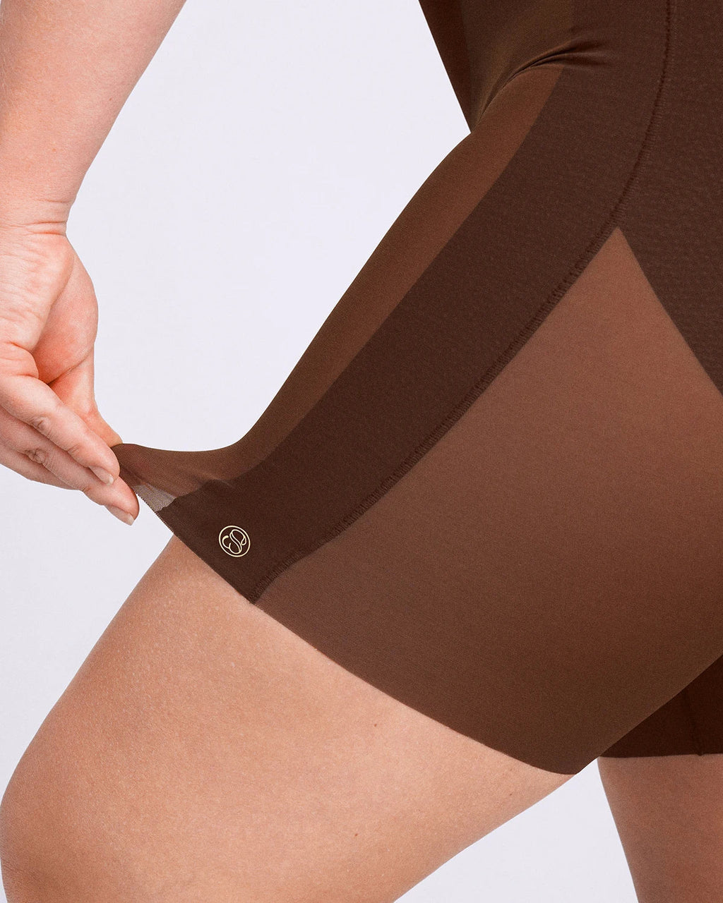PureForm SoftTouch Open Bust Smoothing Bodysuit — CoreFlex™