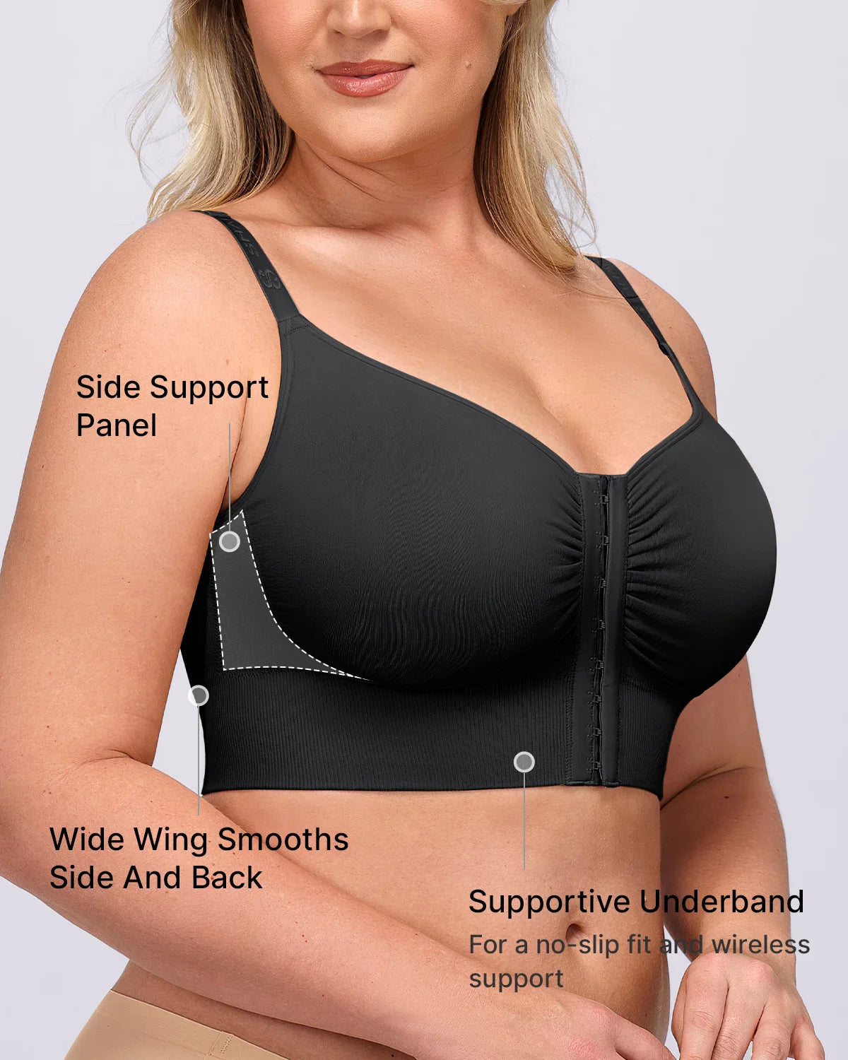 PureForm DefineFit Back Smoothing Unlined Wireless Bra — CoreFlex™
