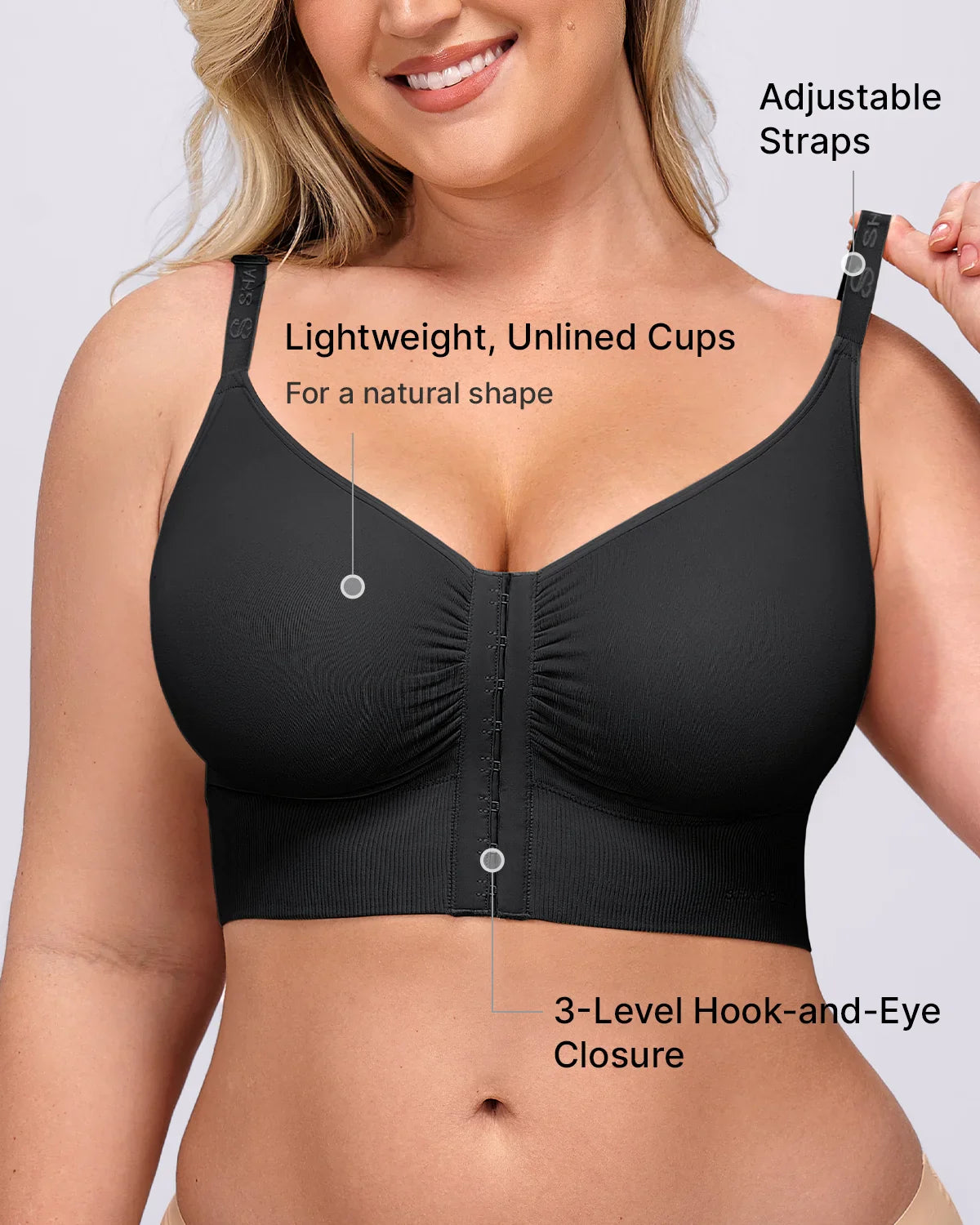 PureForm DefineFit Back Smoothing Unlined Wireless Bra — CoreFlex™