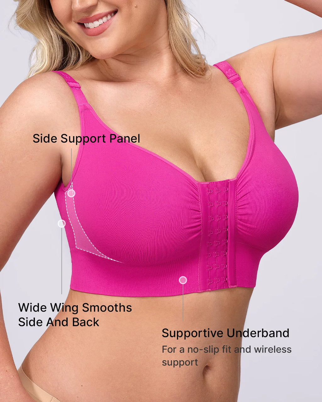 PureForm DefineFit Back Smoothing Unlined Wireless Bra — CoreFlex™
