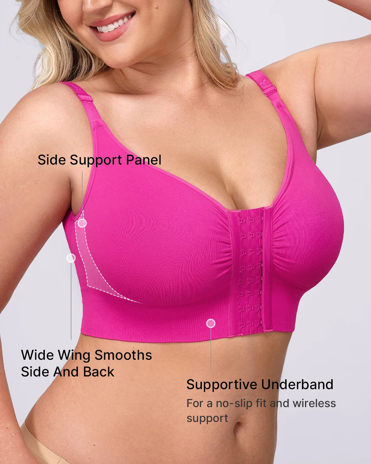 PureForm DefineFit Back Smoothing Unlined Wireless Bra — CoreFlex™