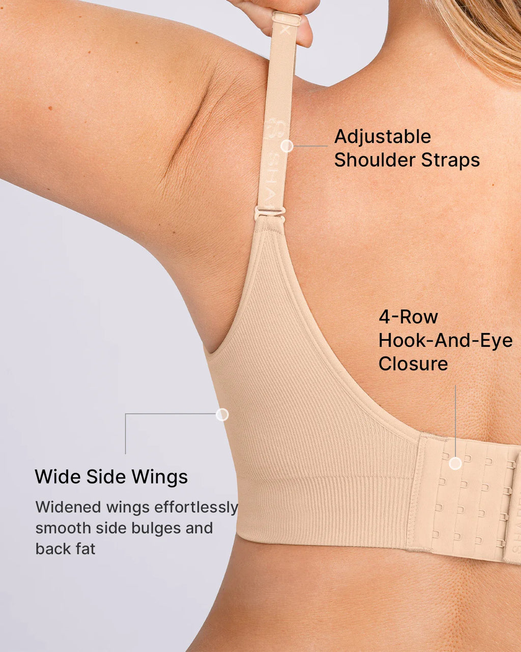 PureForm DefineFit Back Smoothing Wireless Push-Up Bra — CoreFlex™