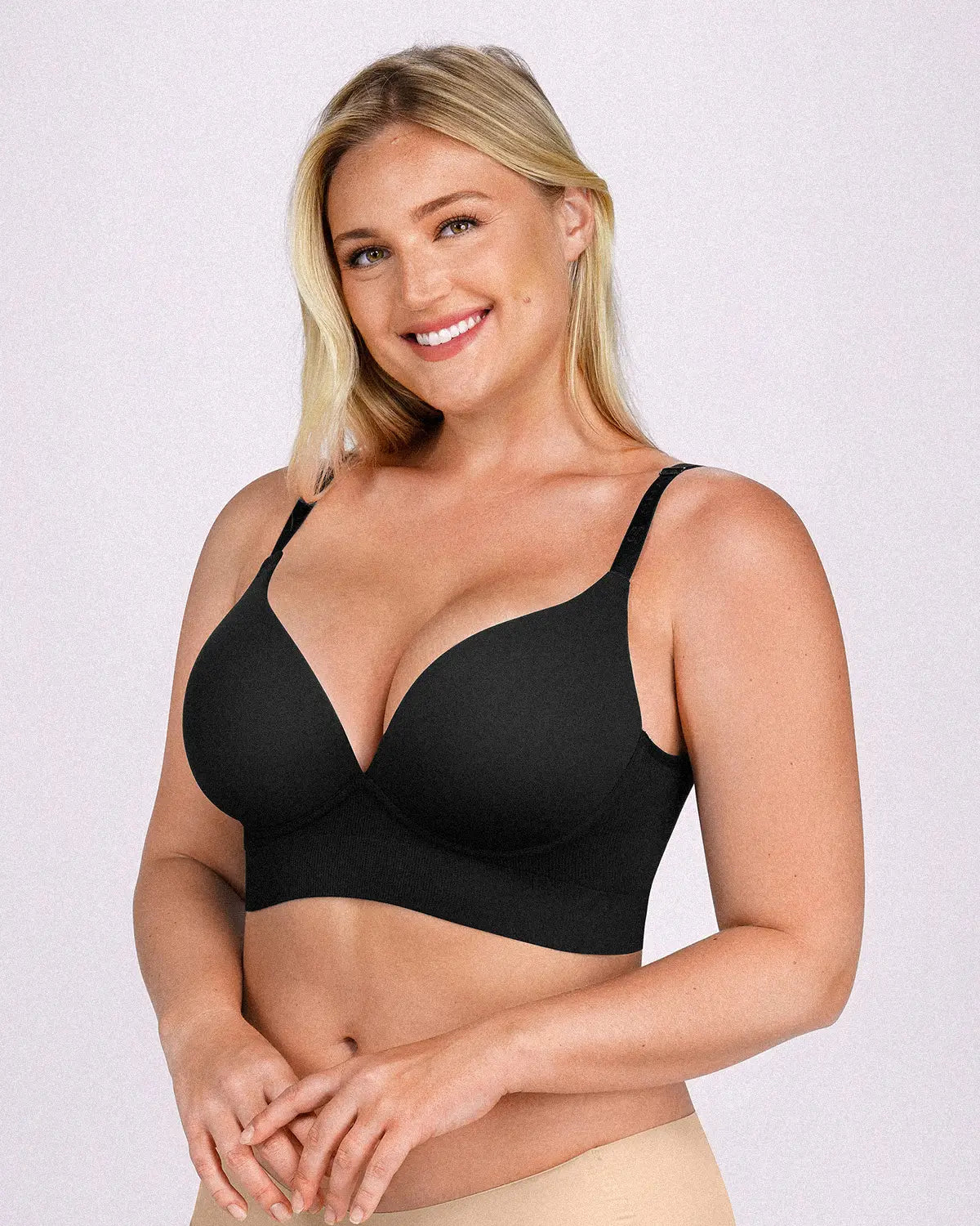 PureForm DefineFit Back Smoothing Wireless Push-Up Bra — CoreFlex™