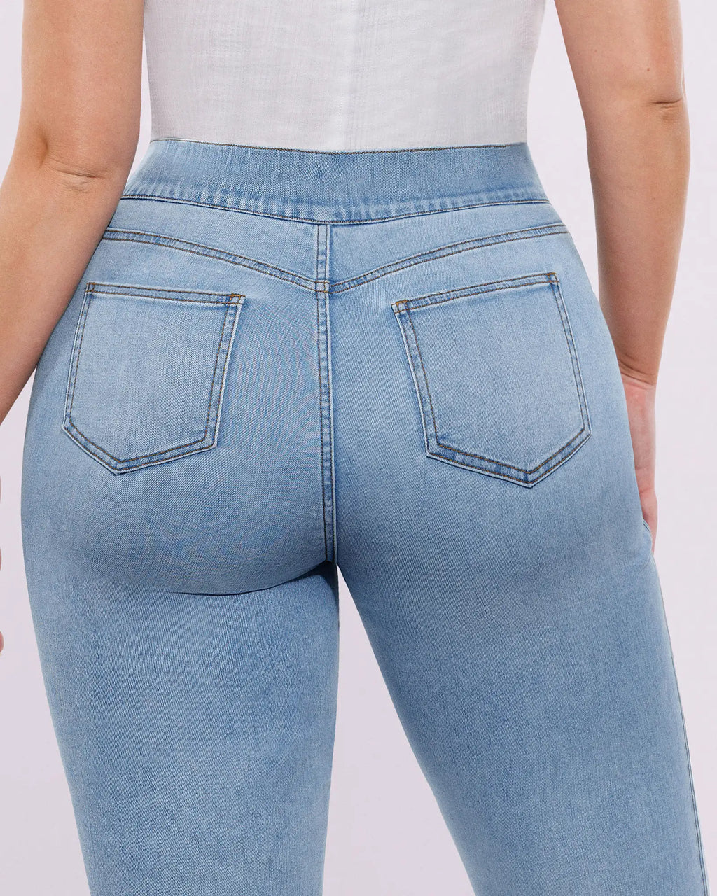 PureForm AeroSlim High-Waist-Skinny-Jeans mit Hüft-Polstern — AiroFlex™