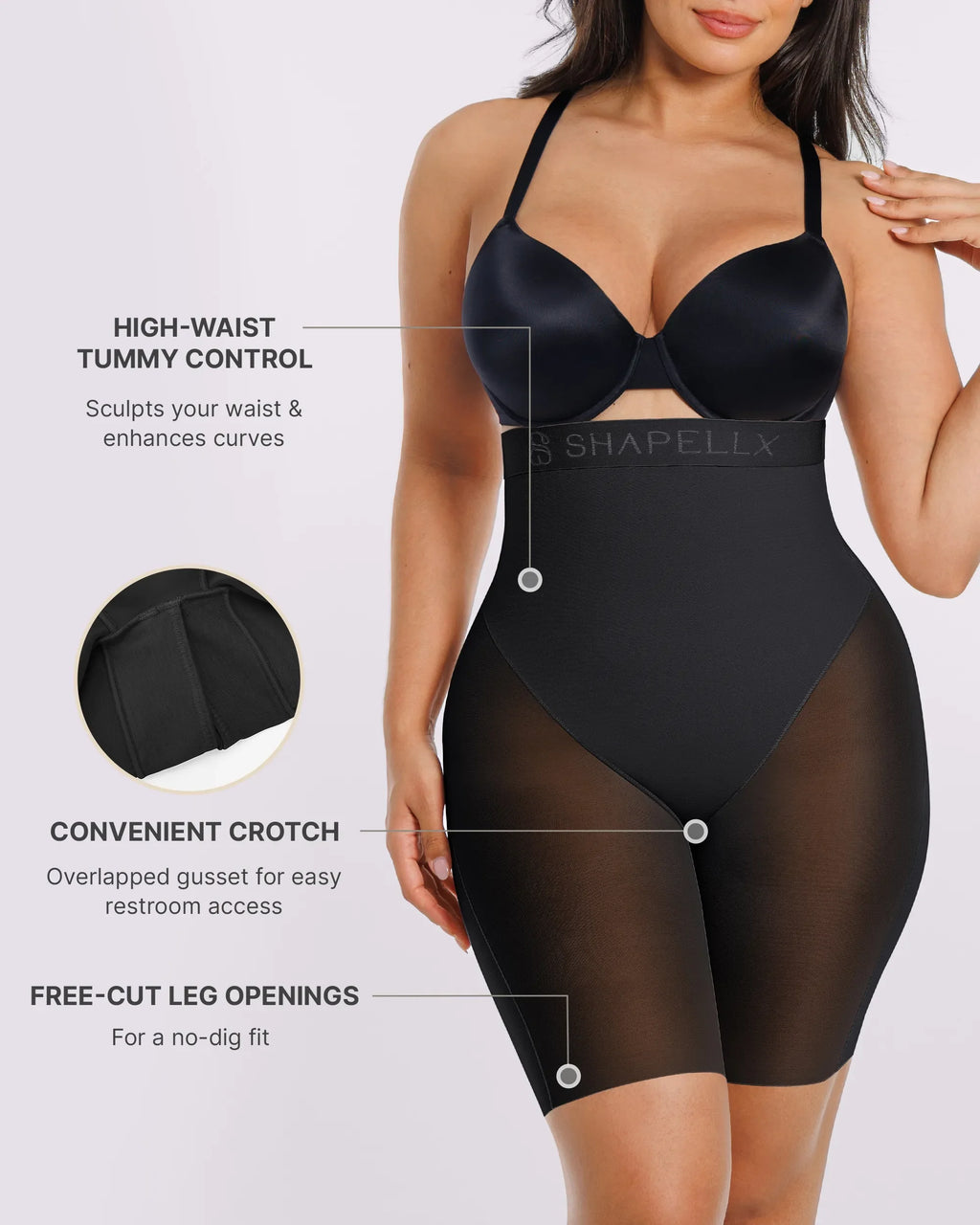 PureForm FlexMesh Butt Enhancer Padded Short — CoreFlex™