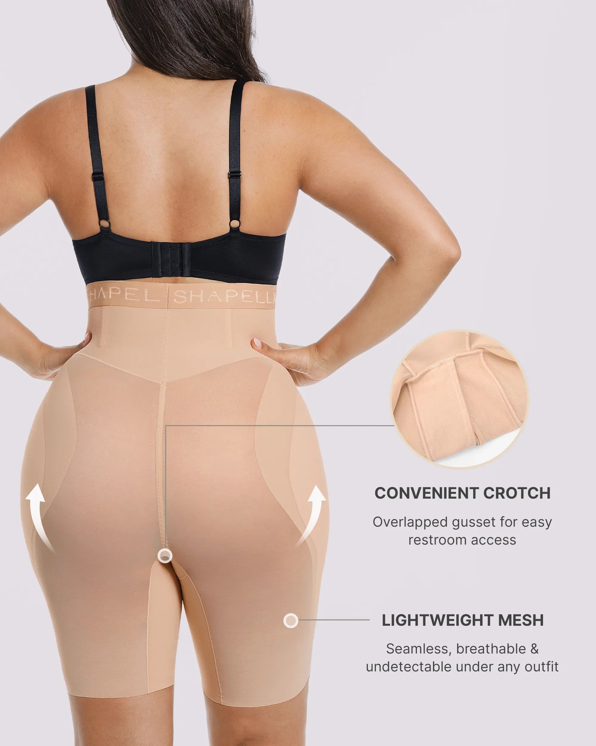 PureForm FlexMesh Shorts mit Hüft-Polstern — CoreFlex™