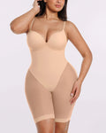 PureForm FlexMesh Low Back Mid Thigh Bodysuit — CoreFlex™