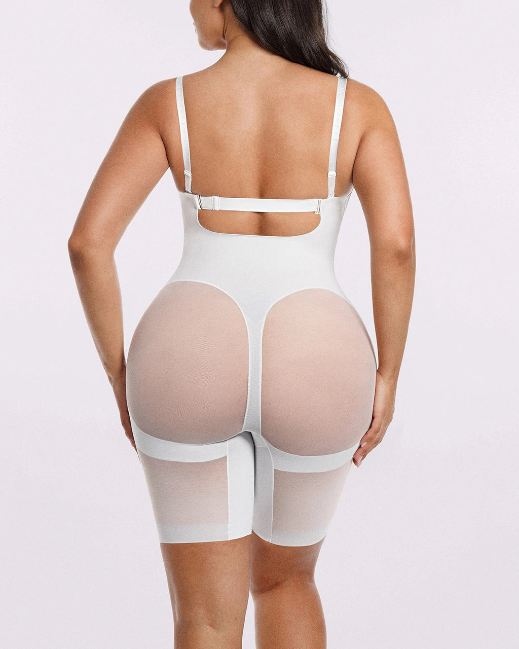 PureForm FlexMesh Low Back Mid Thigh Bodysuit — CoreFlex™
