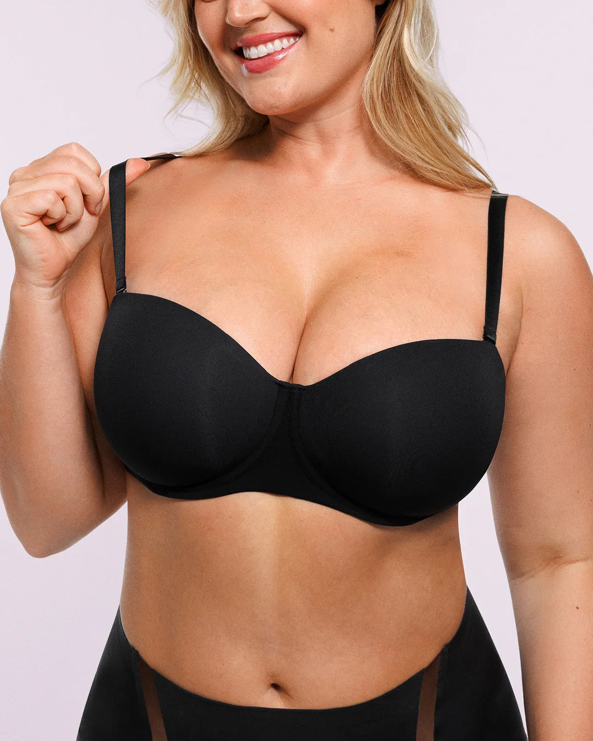 PureForm AeroSlim Convertible Strapless Push Up Bra — TitanFlex™