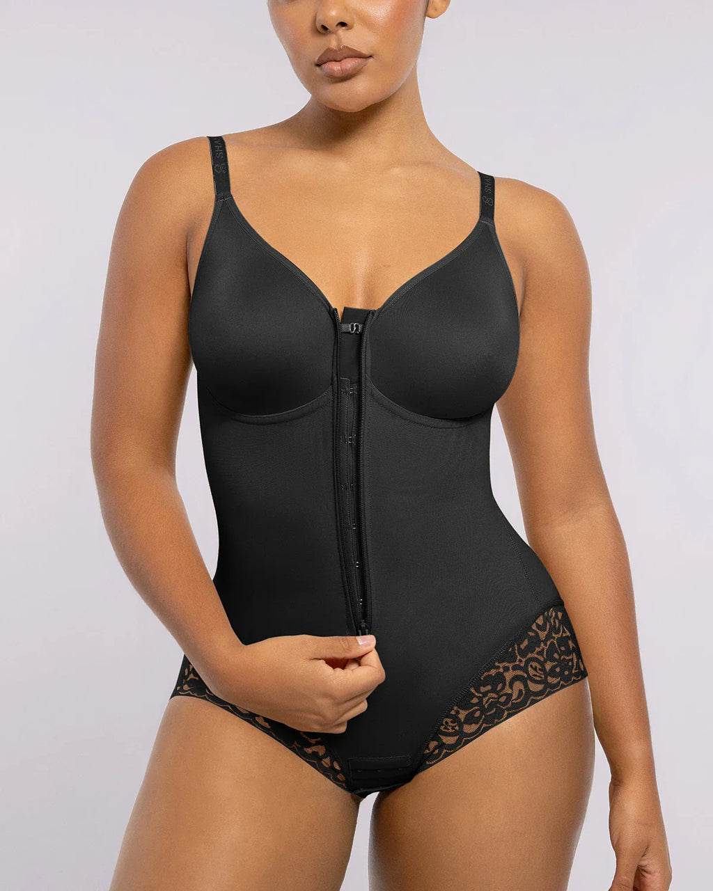 PureForm AeroSlim Hourglass Full Body Brief Bodysuit — TitanFlex™