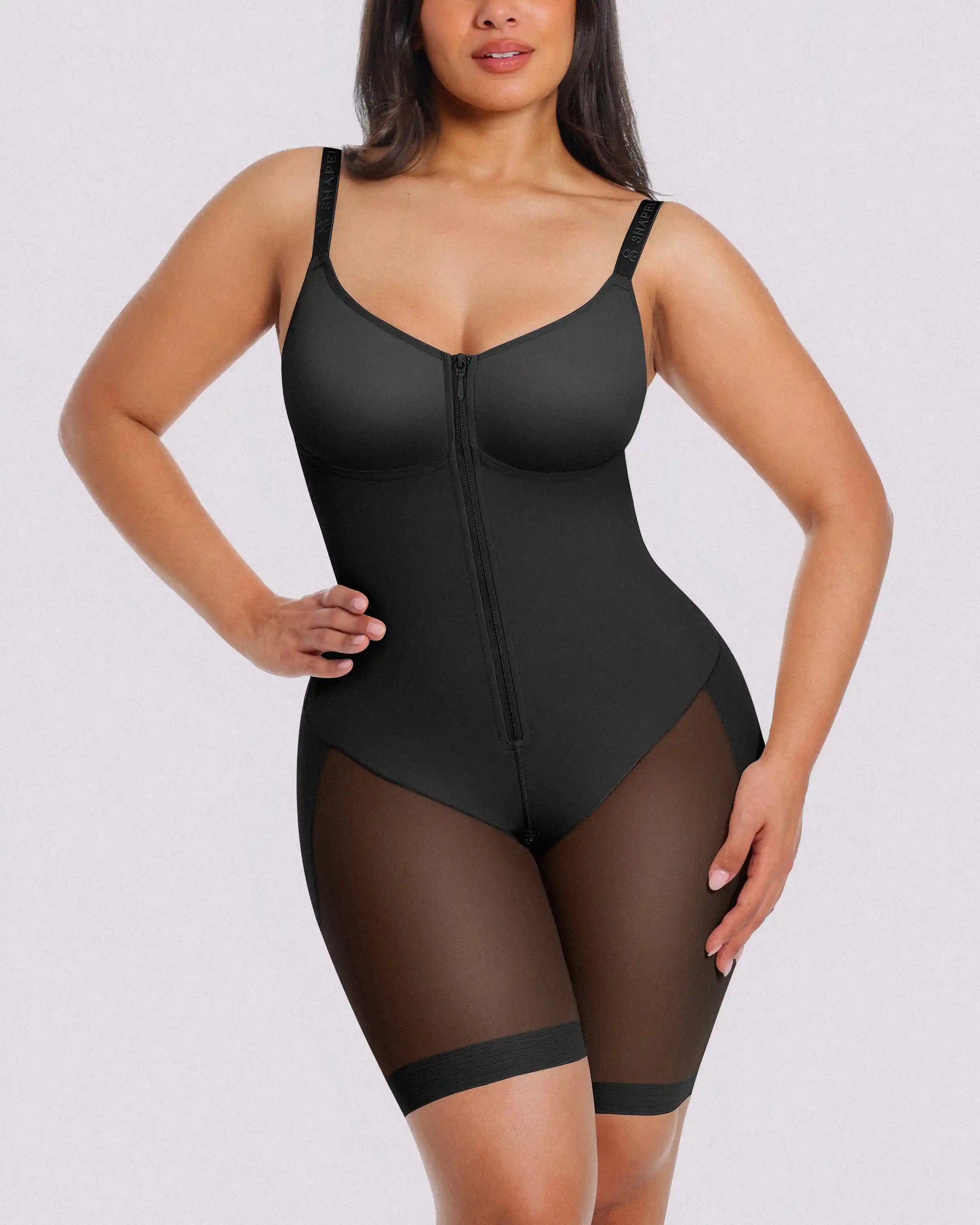 PureForm AeroSlim Body całościowe efekt klepsydry do połowy uda — TitanFlex™
