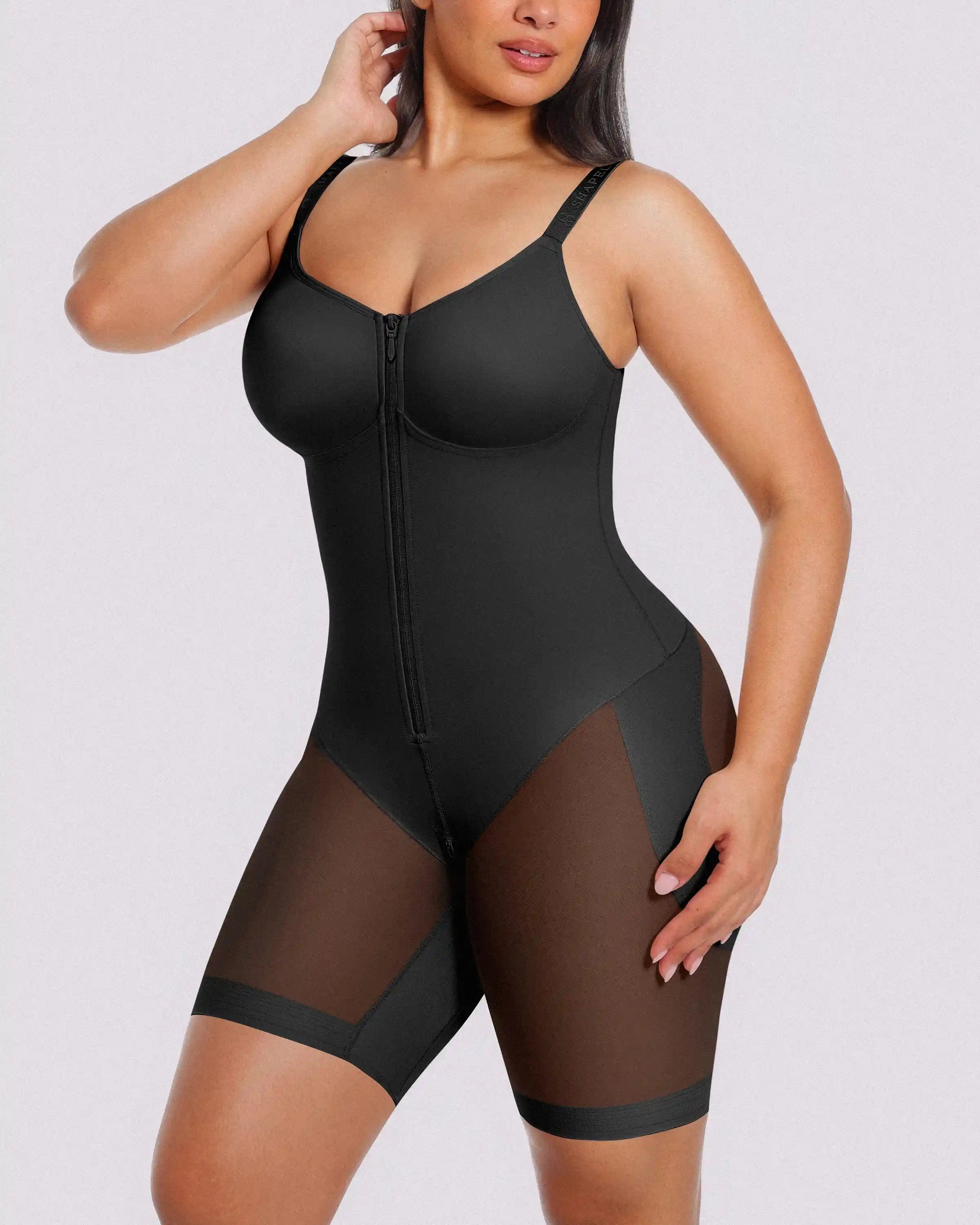 PureForm AeroSlim Body całościowe efekt klepsydry do połowy uda — TitanFlex™