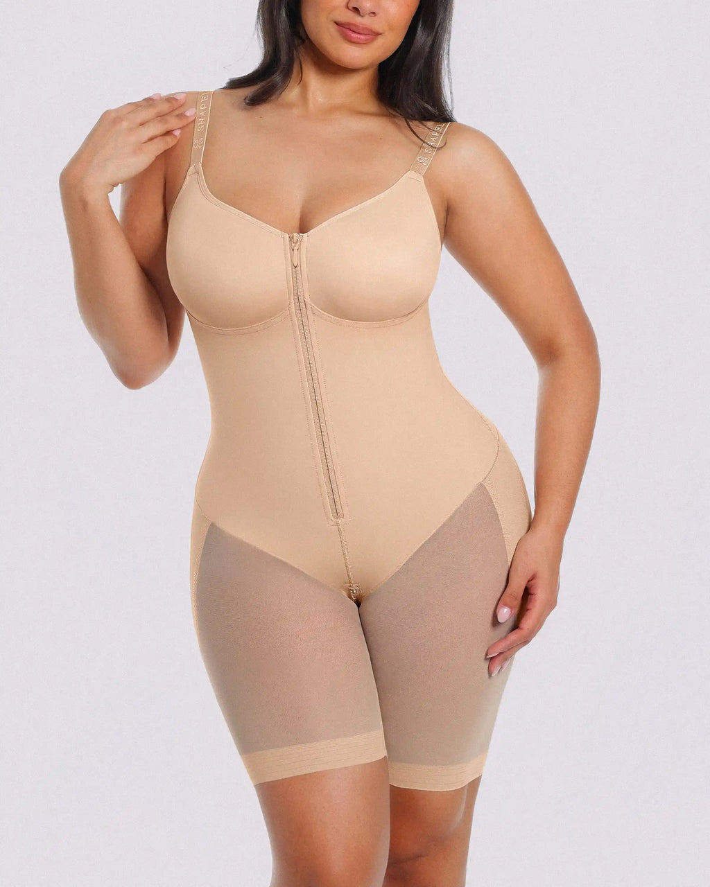 PureForm AeroSlim Body całościowe efekt klepsydry do połowy uda — TitanFlex™