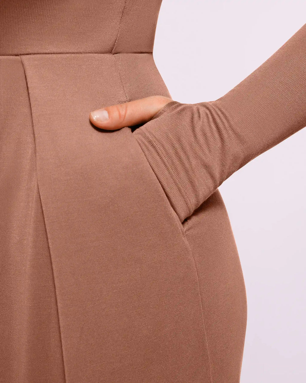 PureForm AeroSlim Square Neckline Built-In Shaping Jumpsuit — CoreFlex™