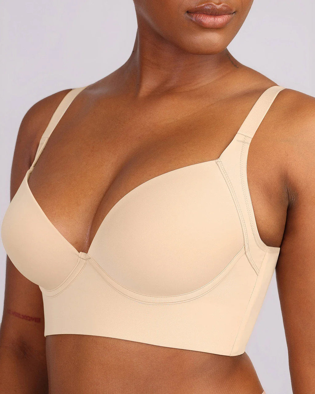 PureForm AeroSlim Sujetador push-up con aros y espalda lisa — TitanFlex™