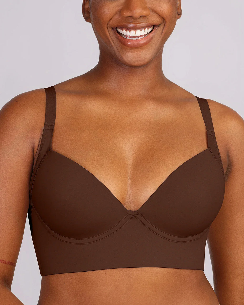 PureForm AeroSlim Sujetador push-up con aros y espalda lisa — TitanFlex™