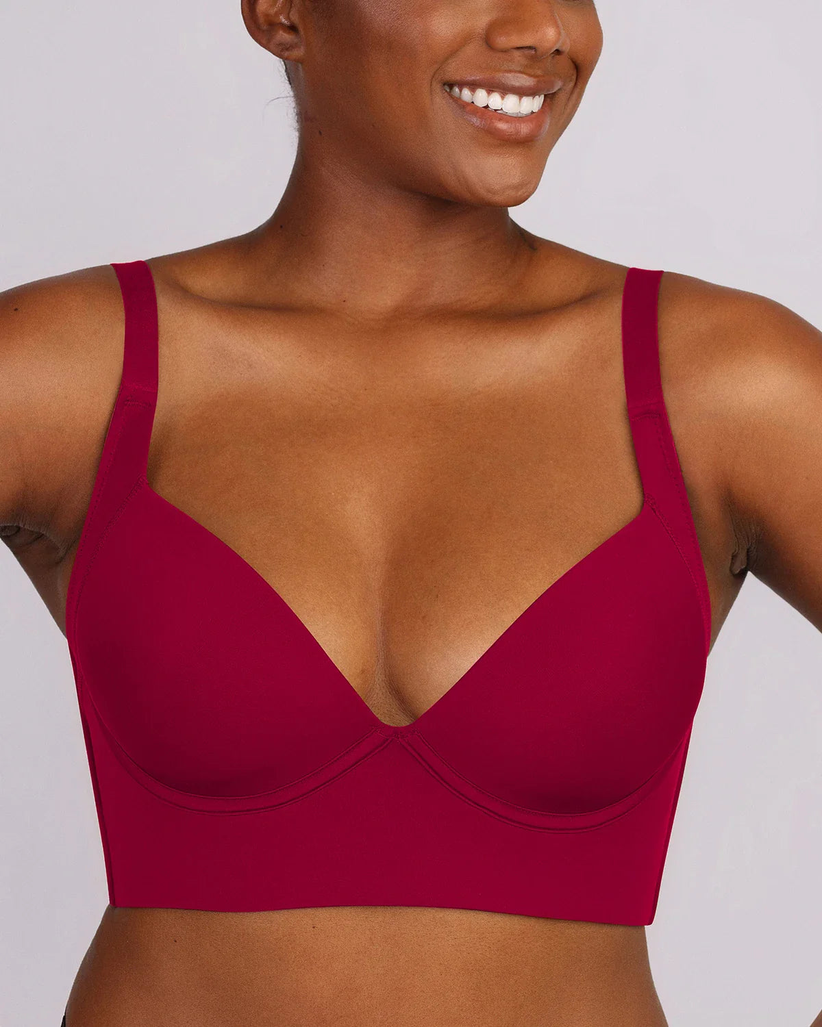 PureForm AeroSlim Sujetador push-up con aros y espalda lisa — TitanFlex™