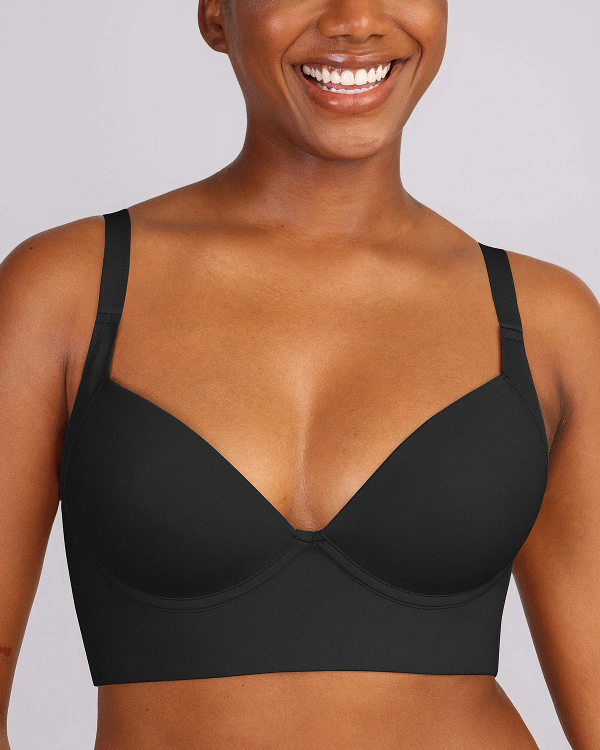 PureForm AeroSlim Sujetador push-up con aros y espalda lisa — TitanFlex™