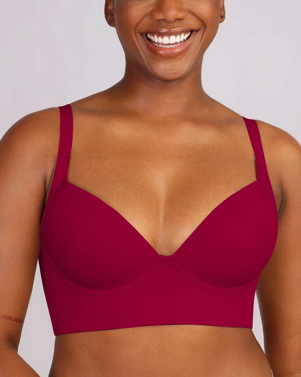 PureForm AeroSlim Sujetador push-up con aros y espalda lisa — TitanFlex™