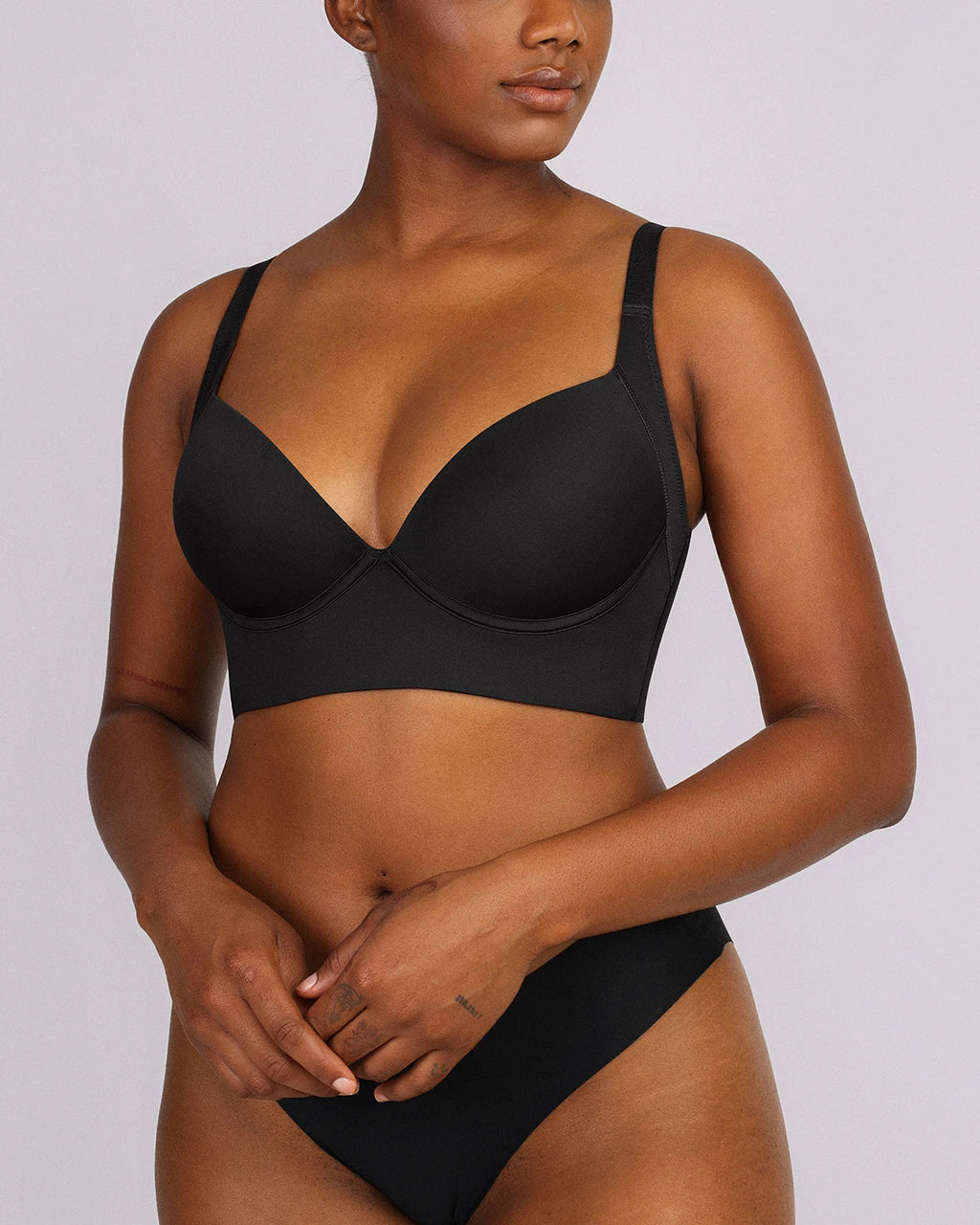 PureForm AeroSlim Sujetador push-up con aros y espalda lisa — TitanFlex™