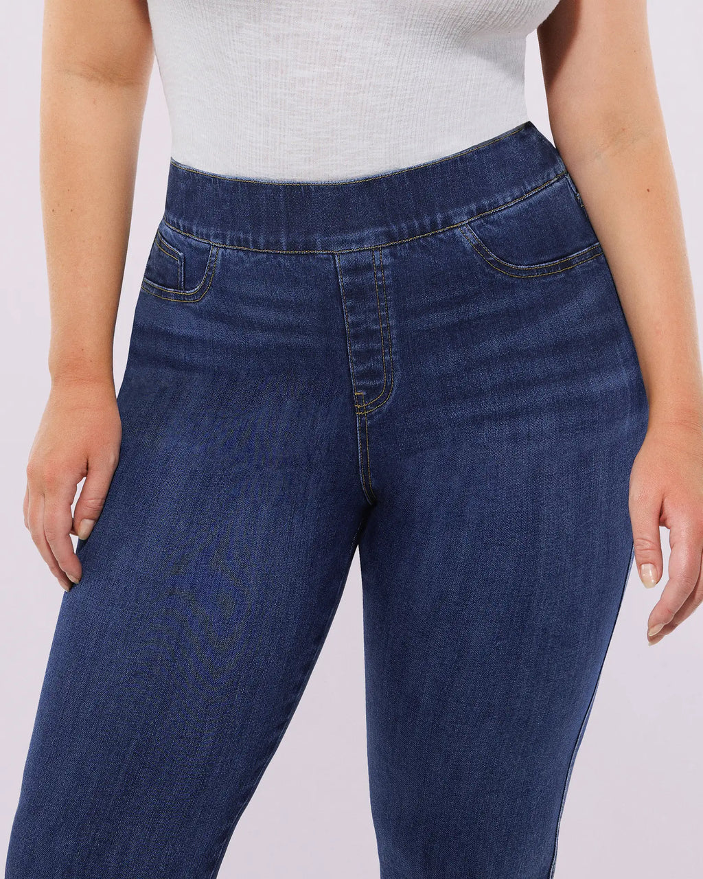 PureForm AeroSlim High-Waist-Skinny-Jeans mit Hüft-Polstern — AiroFlex™