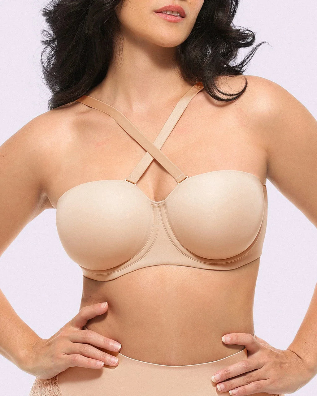PureForm AeroSlim Convertible Strapless Push Up Bra — TitanFlex™