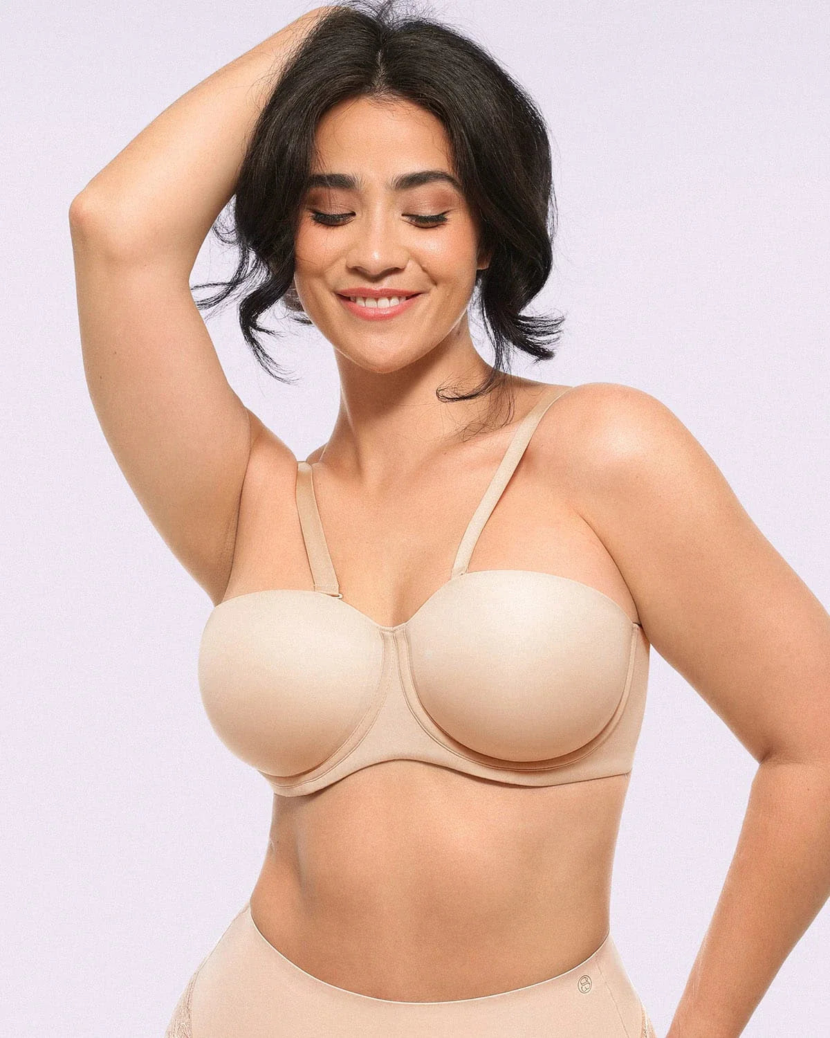 PureForm AeroSlim Convertible Strapless Push Up Bra — TitanFlex™