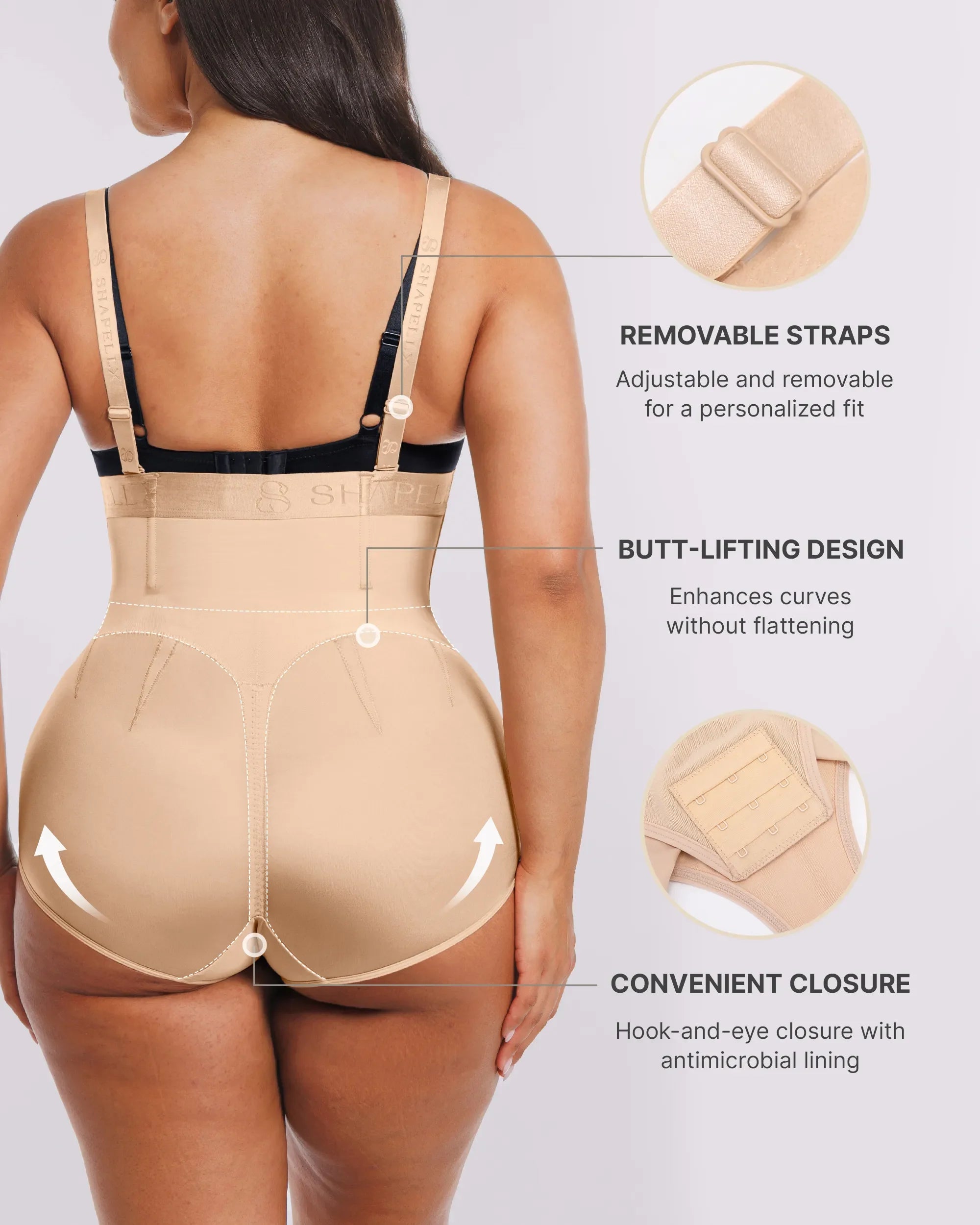 CurveCraft Airy Comfy Smoothing Brief — TitanFlex™