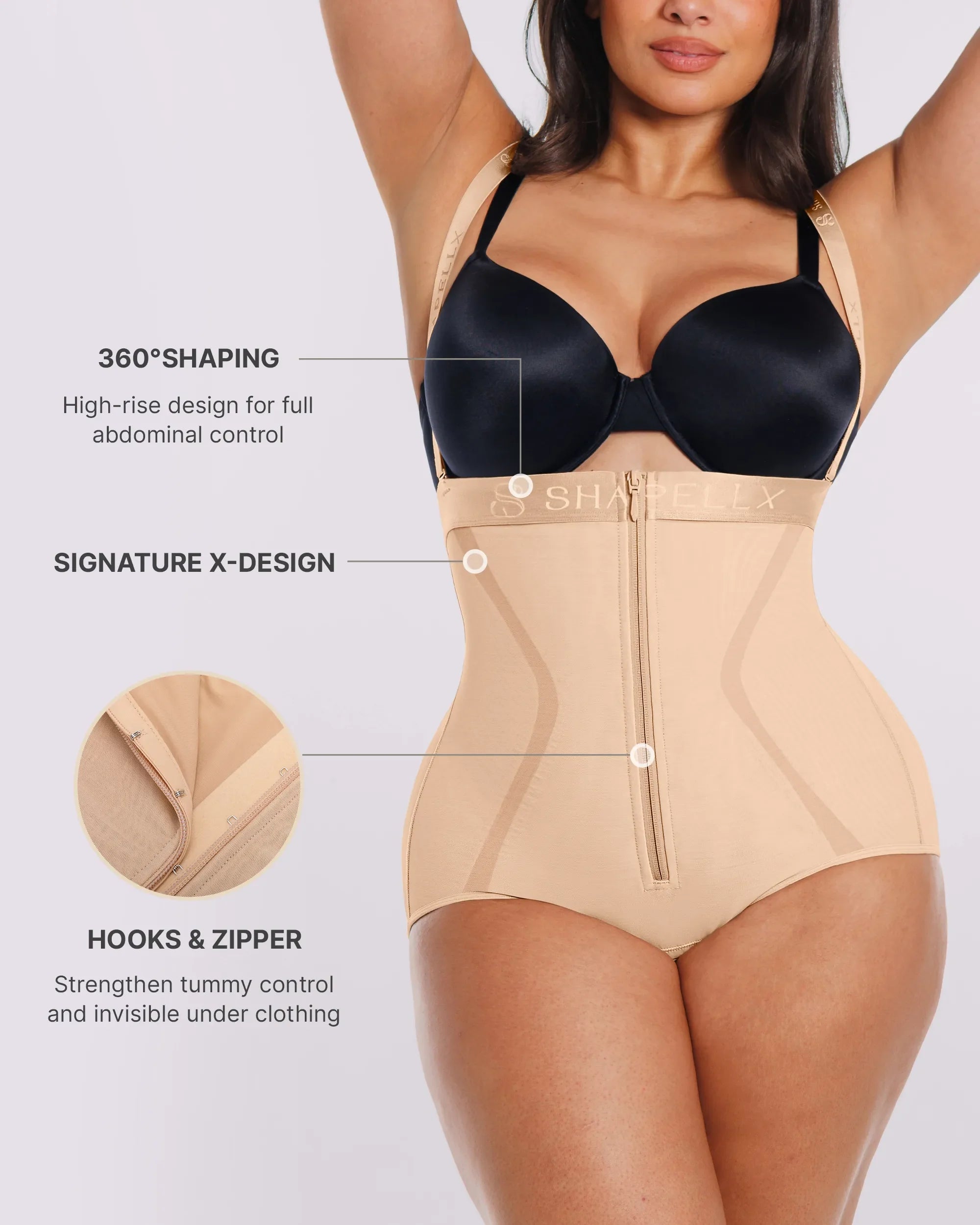 CurveCraft Airy Comfy Smoothing Brief — TitanFlex™