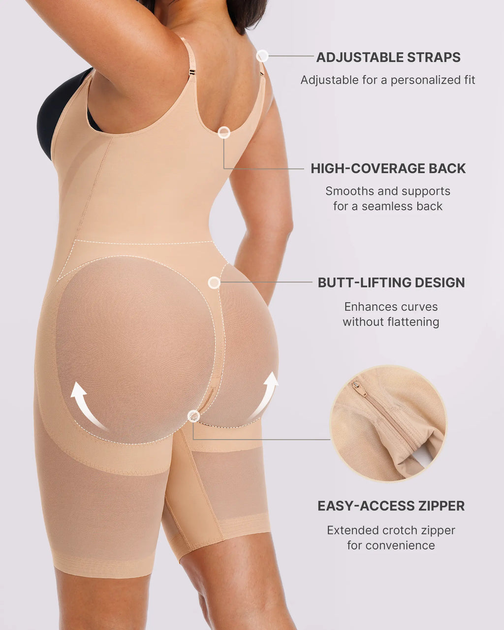 CurveCraft Airy Comfy Smoothing Bodysuit — TitanFlex™