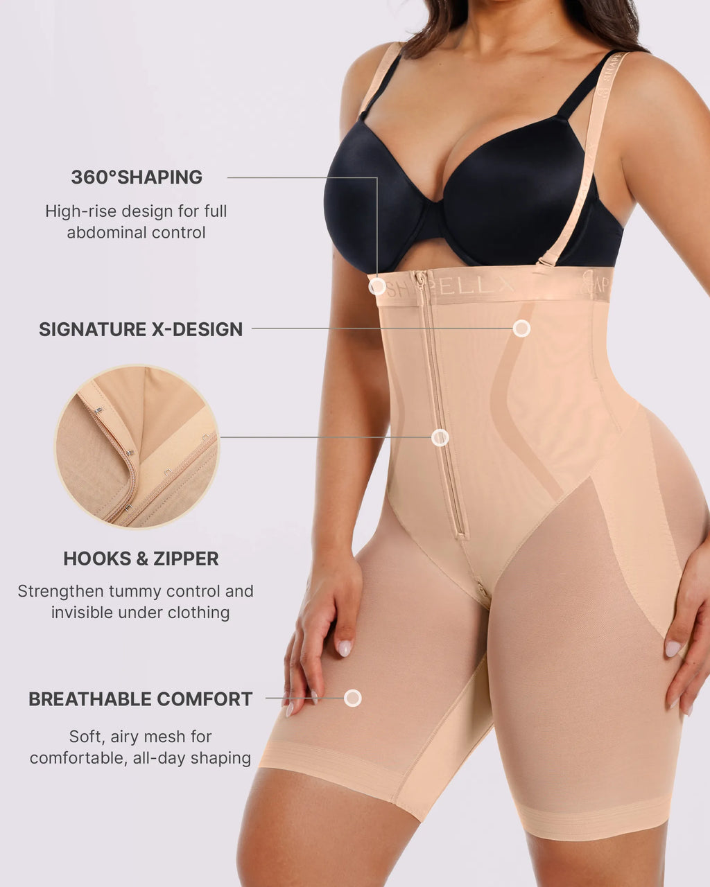 CurveCraft Airy Comfy High-Waisted Tummy Smoothing Short — TitanFlex™