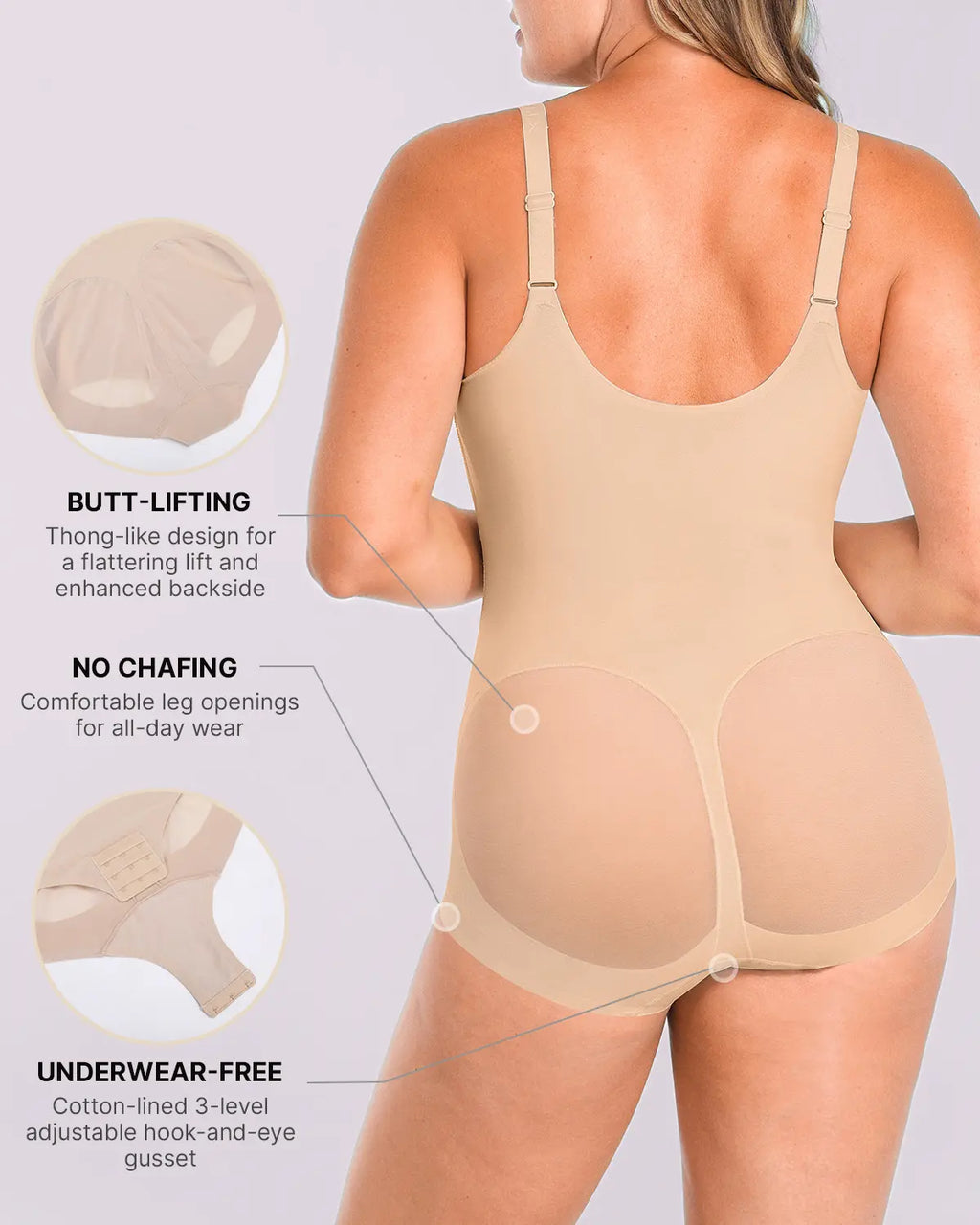 CurveCraft Contour Comfy Glättender Slip-Body — CoreFlex™