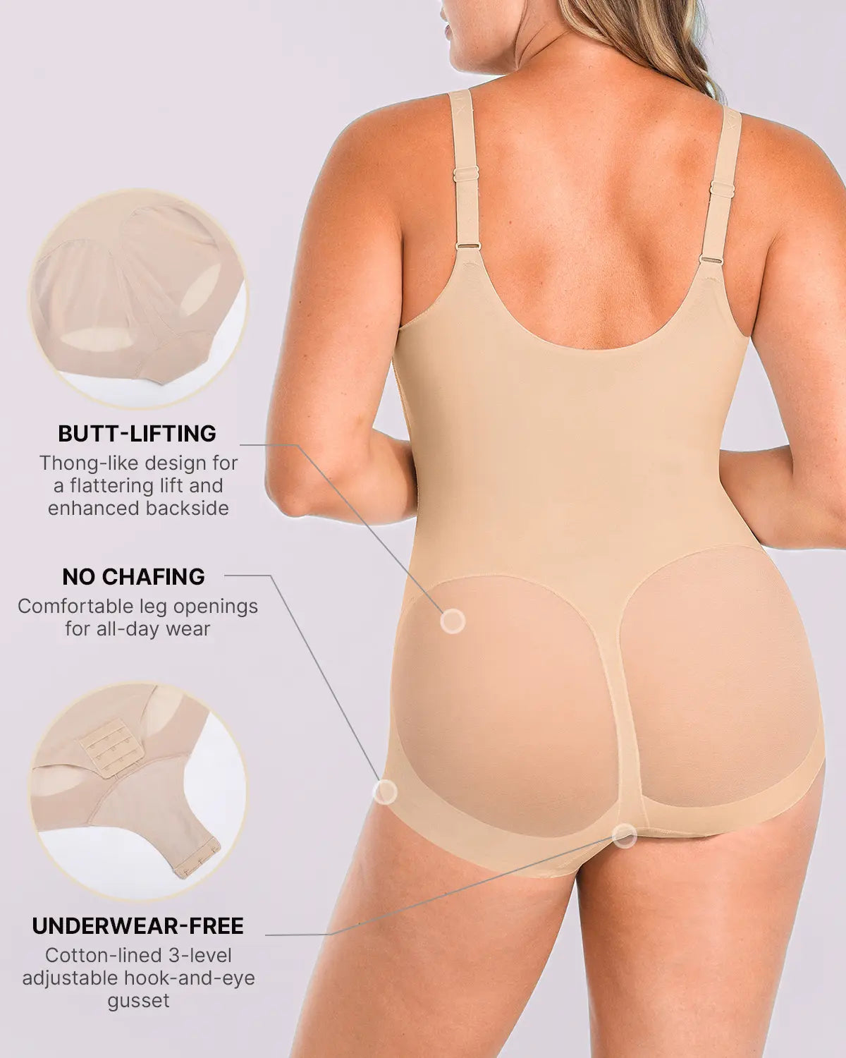 CurveCraft Contour Comfy Glättender Slip-Body — CoreFlex™