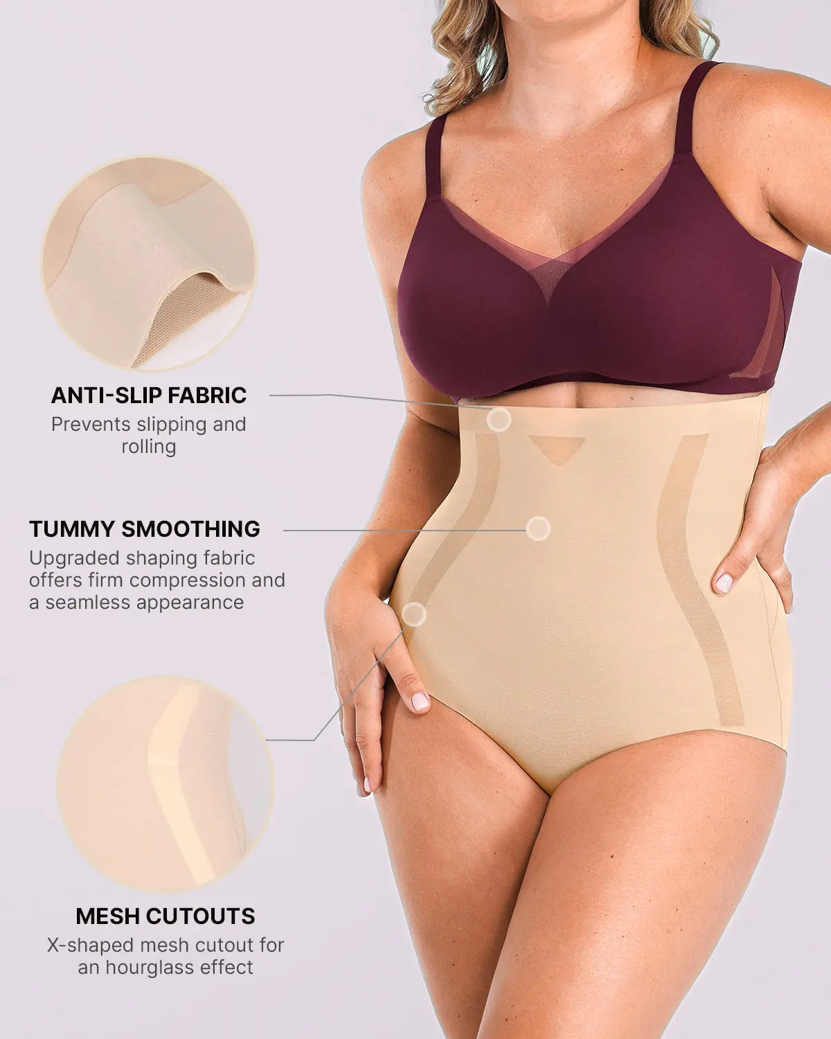 CurveCraft Contour Comfy Slip levigante a vita alta — CoreFlex™