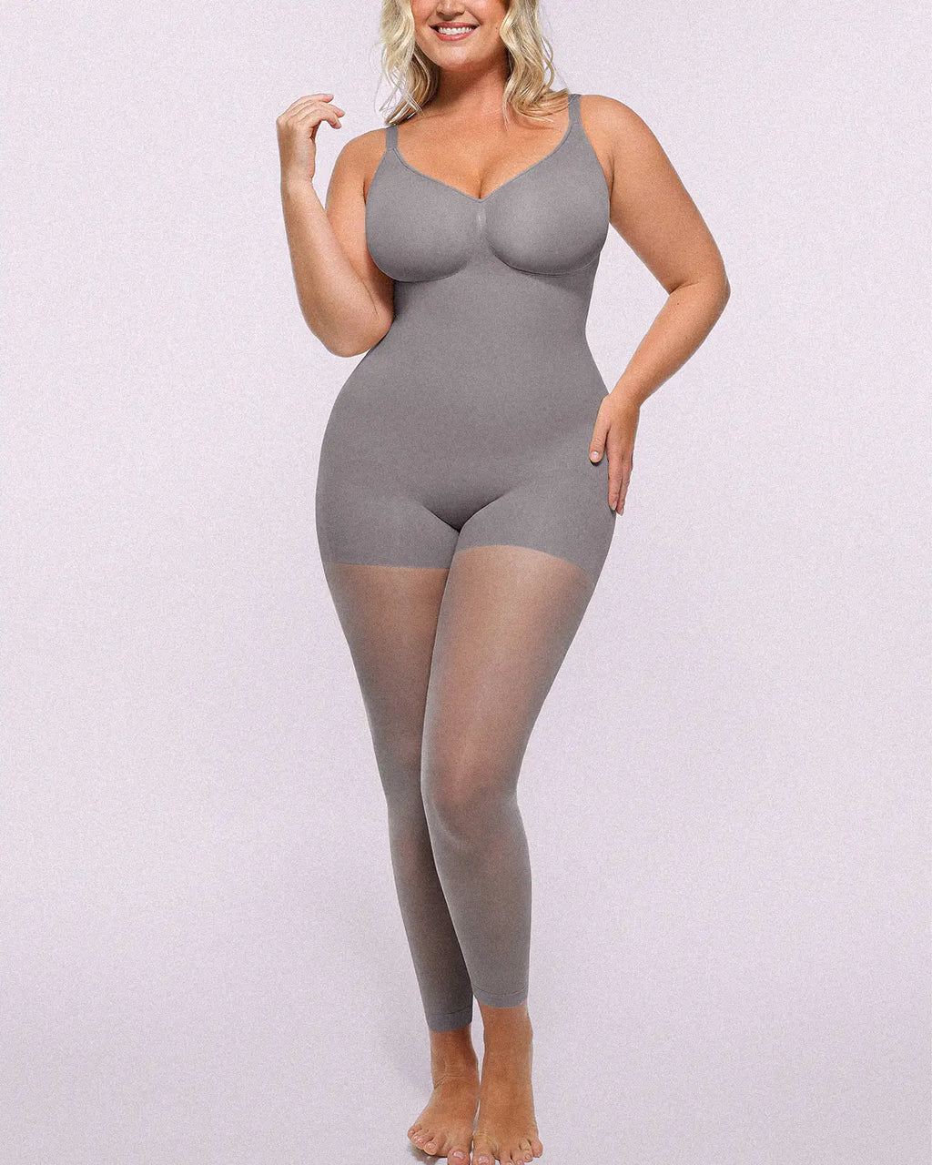 AuraWeave SkinGlide Full Coverage Bodysuit — CoreFlex™
