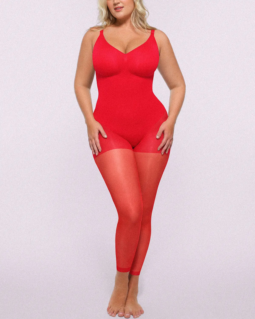 AuraWeave SkinGlide Full Coverage Bodysuit — CoreFlex™
