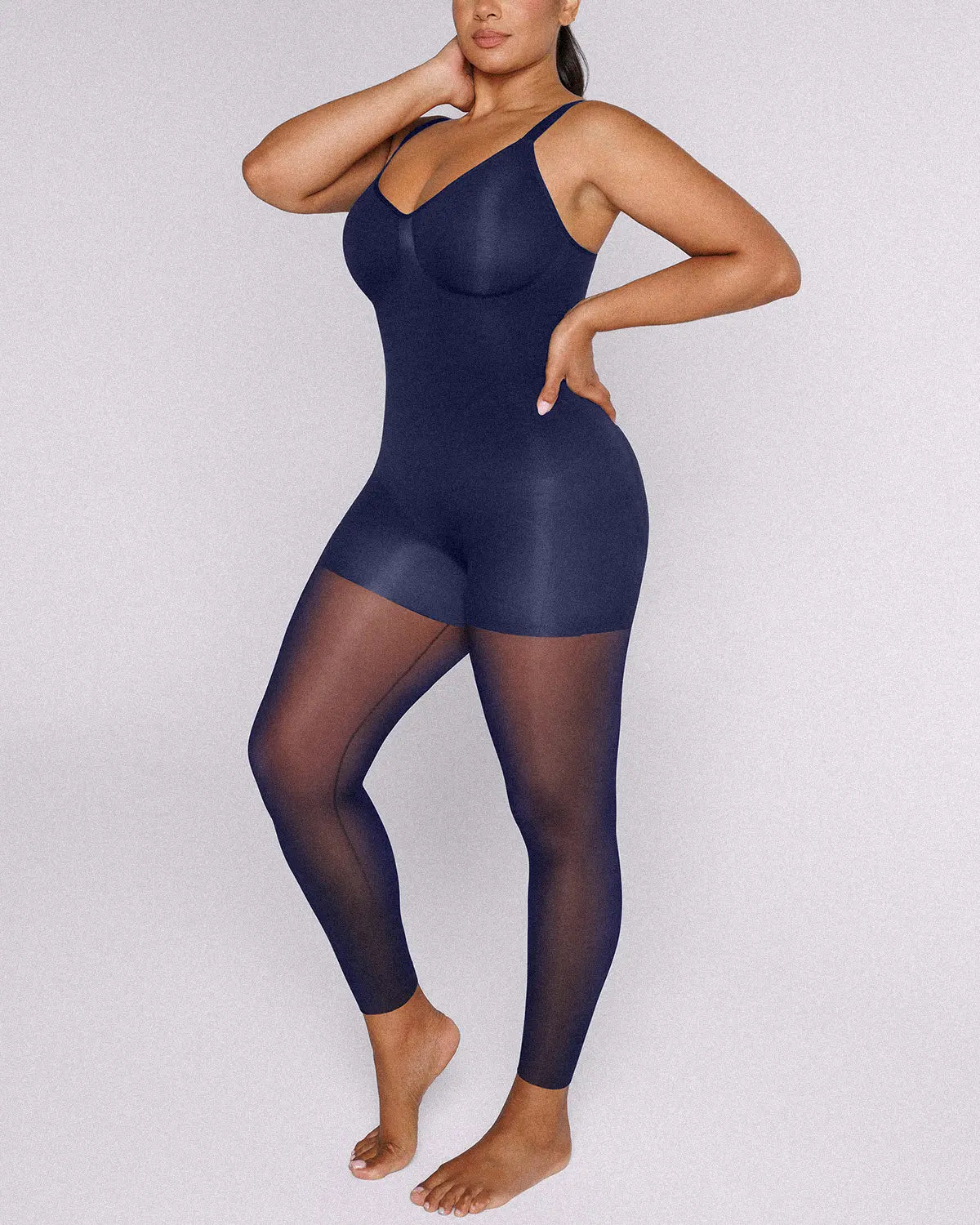 AuraWeave SkinGlide Full Coverage Bodysuit — CoreFlex™