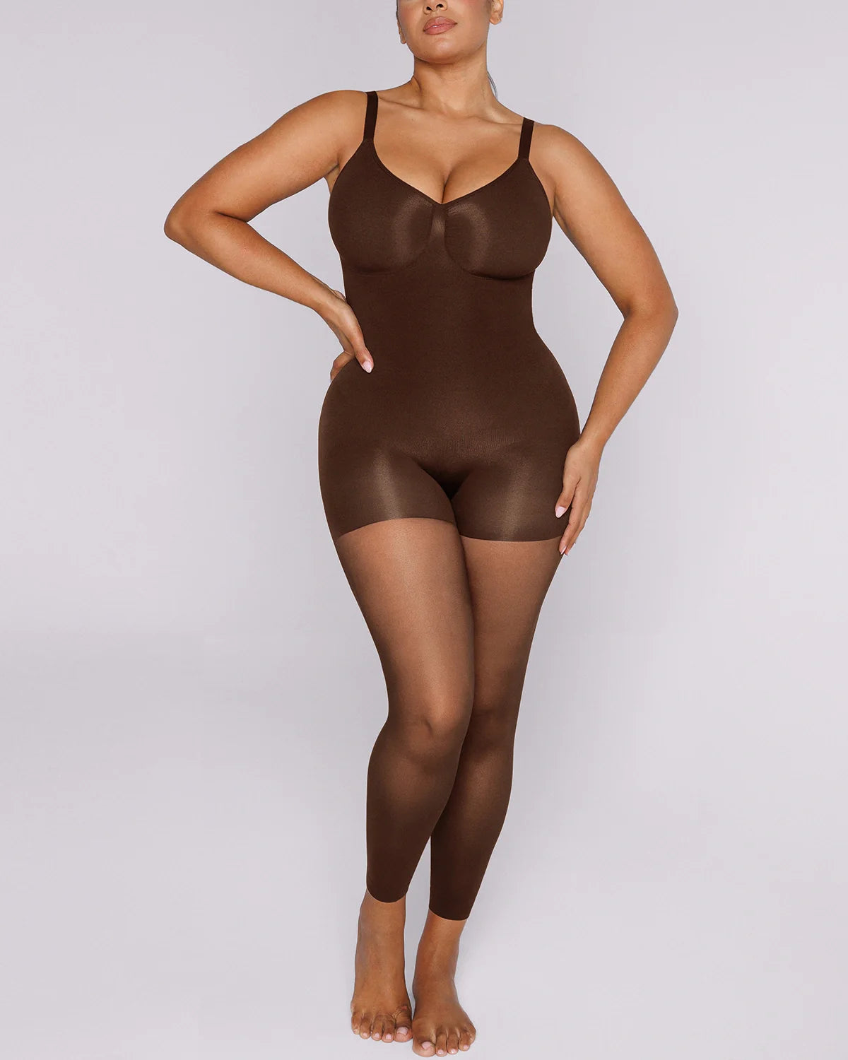 AuraWeave SkinGlide Full Coverage Bodysuit — CoreFlex™