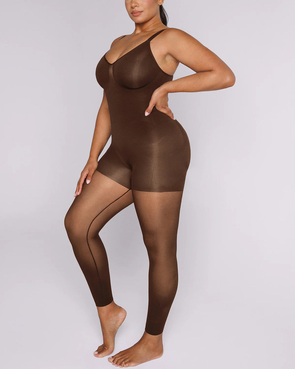 AuraWeave SkinGlide Full Coverage Bodysuit — CoreFlex™
