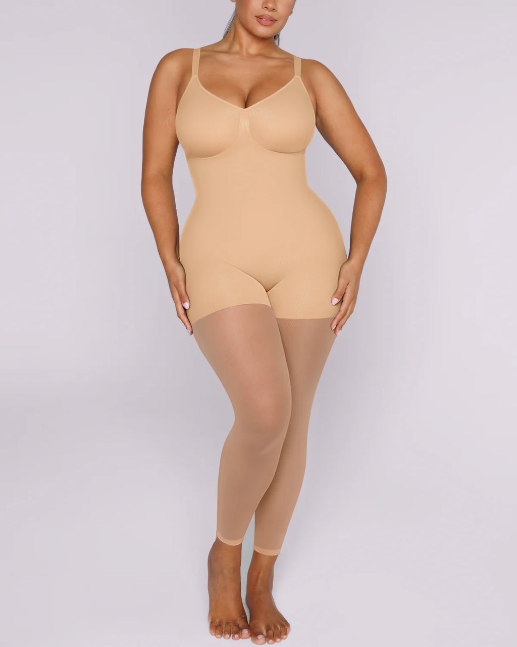 AuraWeave SkinGlide Full Coverage Bodysuit — CoreFlex™
