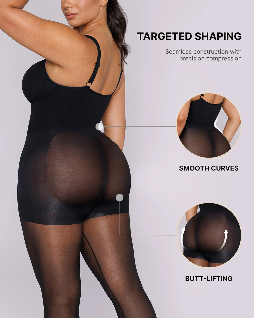 AuraWeave SkinGlide Full Coverage Bodysuit — CoreFlex™