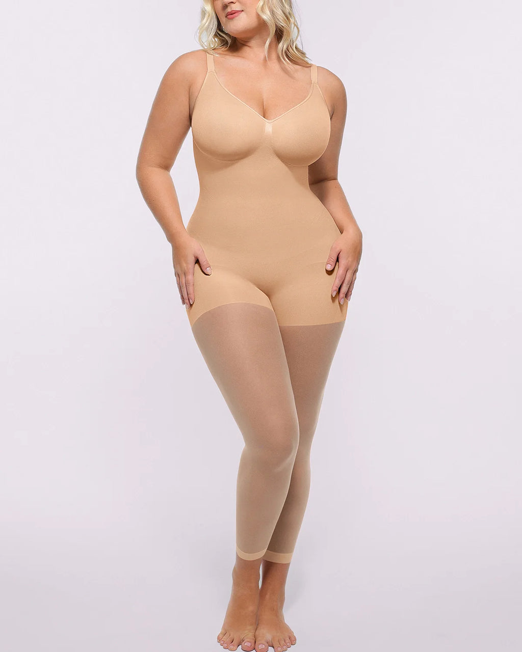 AuraWeave SkinGlide Full Coverage Bodysuit — CoreFlex™