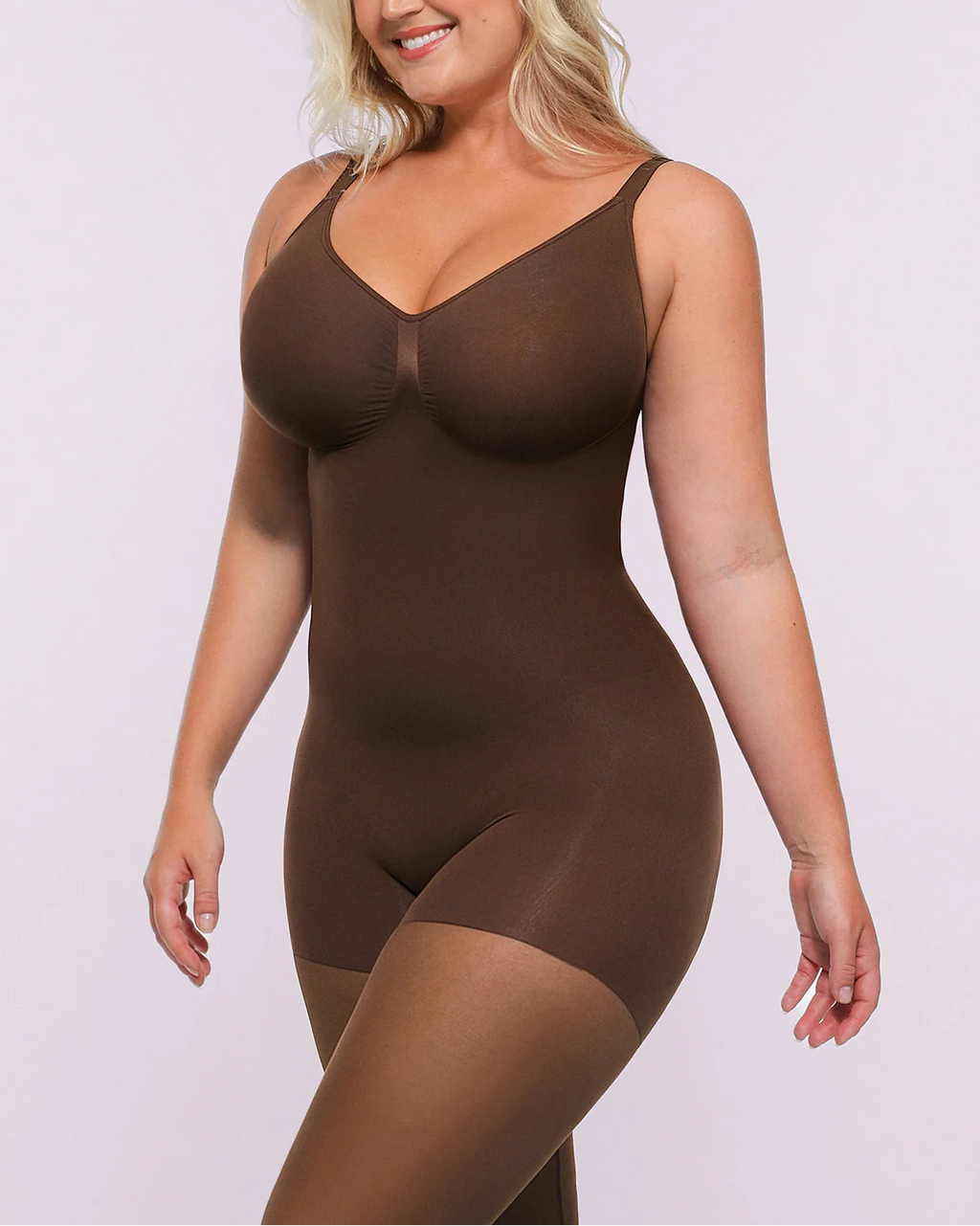 AuraWeave SkinGlide Full Coverage Bodysuit — CoreFlex™