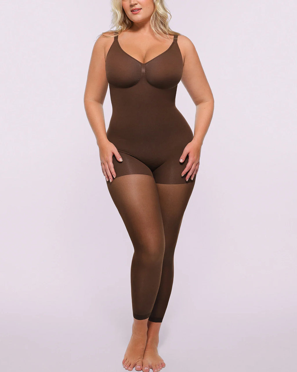 AuraWeave SkinGlide Full Coverage Bodysuit — CoreFlex™