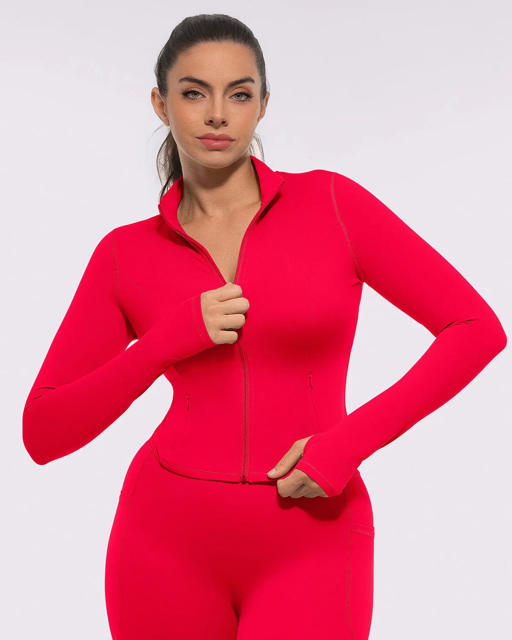 ThermaCinch AeroSlim Giacca slim con zip — AiroFlex™