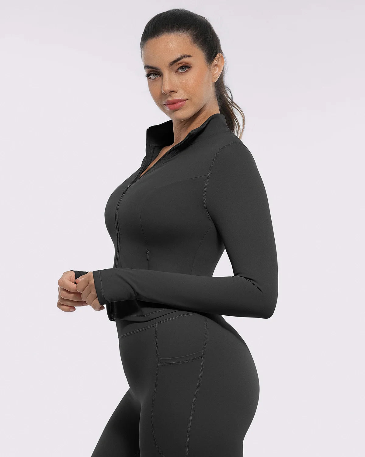 ThermaCinch AeroSlim Giacca slim con zip — AiroFlex™