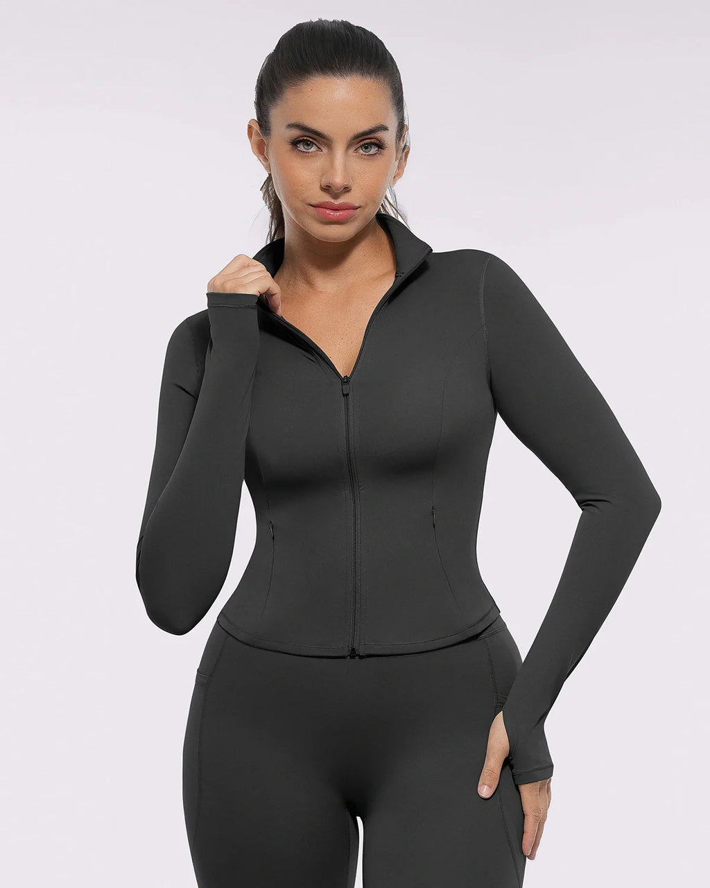 ThermaCinch AeroSlim Giacca slim con zip — AiroFlex™